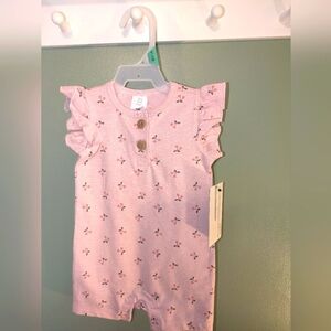 NWT pink romper